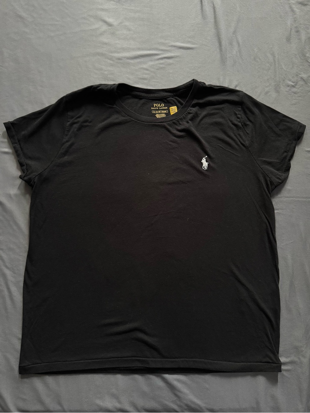 Polo Ralph Lauren Women’s Black Logo T-Shirt - Size XL